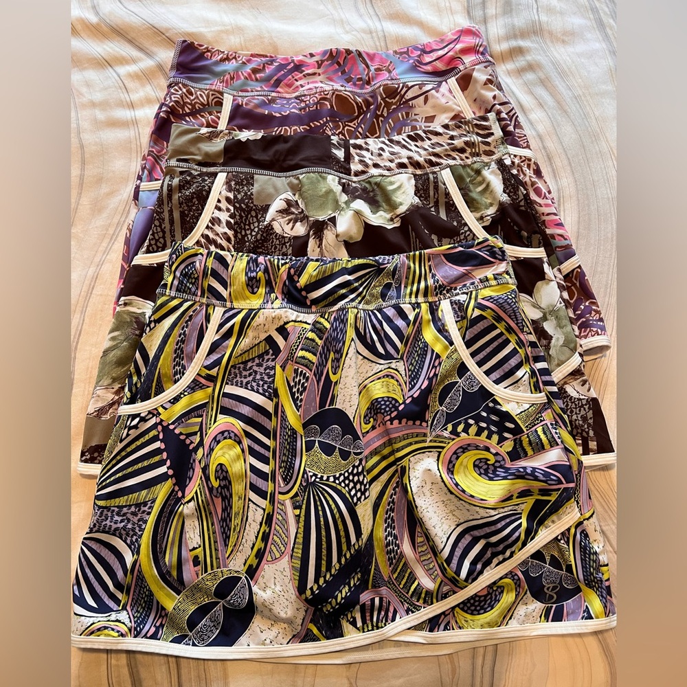 Sofibella golf/tennis skort bundle - 3 skorts